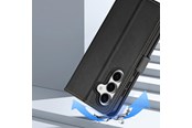 Handys - Cover & Cases - Dux Ducis Lava Leather Case for Samsung Galaxy S25+ with Detachable Magnetic Wallet - Black - 6971824162240