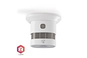 Smart-Home - Nedis SmartLife Smoke Detector, Zigbee, White - ZBDS11WT