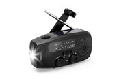 DAB, Netzwerk und Radiowecker - STREETZ Emergency Solar Crank Radio - AM/FM - Mono - Schwarz - S80-BLK