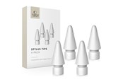 Handys - Anderes Zubehör - Tech-Protect Stylus Tips for Apple Pencil 4-Pack - White - 5906302322978