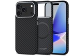 Handys - Cover & Cases - Tech-Protect Ion Carbon MagSafe Case for iPhone 17 Pro Max - Grey & Black - 5906302330362