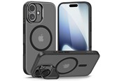 Handys - Cover & Cases - Tech-Protect MagStand MagSafe Case for iPhone 17 - Matte Black - 5906302330492