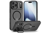Handys - Cover & Cases - Tech-Protect MagStand MagSafe Case for iPhone 17 Pro Max - Matte Black - 5906302330522