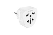 Stromkabel (Extern) - FIXED Travel Adapter Schuko EU/World White - FIXCT-EU2-WH