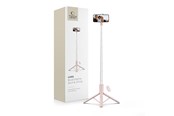 Handys - Anderes Zubehör - Tech-Protect Selfie Stick L09S with Tripod - Pink - 5906302330898