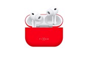 Handys - Anderes Zubehör - FIXED Silky Silicone case for Apple AirPods Pro 3 Red - FIXSIL-1629-RD