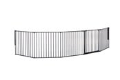 Babypflege - BabyDan Flex XXL sikkerhedsgitter sort 278-350 cm - 501016