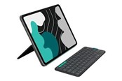 Tastaturen - Logitech Flip Folio - keyboard and folio case full size - QWERTY - English - graphite Input Device - Tastatur & Folio-Set - Englisch - Grau - 920-013388