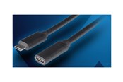 USB Kabel - Lanberg - USB-C extension cable - USB-C to USB-C - 1.5 m - CA-USBE-20CC-0015-BK
