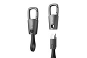 Handys - Anderes Zubehör - Tech-Protect Ultraboost DNA Cable with Keychain USB-C PD 60W / 3A - Gray - 5906302331963