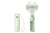 Powerbank (Akku) - Jisulife Handheld Fan Life8 Plus Portable USB Fan with Power Bank Function 4500mAh and Flashlight - Green Powerbank (Akku) - Grün - 4500 mAh - 6975061536734