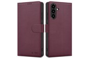 Handys - Cover & Cases - Tech-Protect Wallet Case for Samsung Galaxy A26 5G / A17 4G / 5G - Burgundy - 5906302332465
