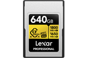 Speicherkarten - Lexar Professional GOLD CFexpress 4.0 Type A - 640GB - LCAGOLD640G-RNENG