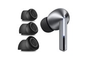 Handys - Anderes Zubehör - Tech-Protect Ear Tips for Samsung Galaxy Buds 3 Pro in sizes S / M / L - black (3 pcs) - 5906302332915