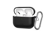 Handys - Cover & Cases - Tech-Protect Silicone Hook Case for AirPods Pro 3 - Black - 5906302333097