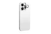 Handys - Schutzfolie - AmazingThing AR Aluminum 3 Lens Glass with Camera Lens Frame for iPhone 16 Pro / 16 Pro Max - Silver - IP16CAM3SGLA