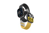 Smartwatch - Accessories - AmazingThing Set of 2 Blend Band for Apple Watch 45/46/49mm - Yellow-Black/Black - TW49BY