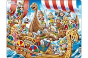 Puzzle - Larsen Puzzles Puzzle Vikings - 30 pieces Maxi (36.5x28.5 cm) Boden - US41