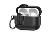 Handys - Cover & Cases - Tech-Protect Slim Hook Case for AirPods Pro 3 - Black - 5906302333288