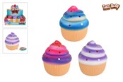 Kleine Mitbringsel für Kinder - Van Manen XXL Squeeze Cupcake 3 ass. Ø 14 cm - 120210