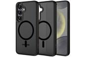 Handys - Cover & Cases - Tech-Protect MagMat MagSafe Case for Samsung Galaxy S25 FE - matt black - 5906302332809