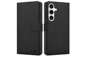 Handys - Cover & Cases - Tech-Protect Wallet Case for Samsung Galaxy S25 FE - Black - 5906302332830