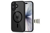 Handys - Cover & Cases - Tech-Protect Magpeak Magsafe CC Case for iPhone 17 - Clear Black - 5906302333608