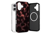 Handys - Cover & Cases - Tech-Protect Lamano MagSafe Case for iPhone 16 - Black & Red - 5906302333684