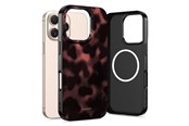 Handys - Cover & Cases - Tech-Protect Lamano MagSafe Case for iPhone 16 Pro - Black & Red - 5906302333691