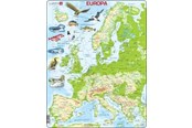 Puzzle - Larsen Puzzles Puzzle Europe Physical Standing - 87 pieces Maxi (36.5x28.5 cm) Boden - K70
