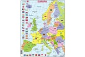 Puzzle - Larsen Puzzles Puzzle Europe (tall format) - 48 pieces Maxi (36.5x28.5 cm) Boden - K2