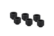 DIY Wasserkühlung - Thermal Grizzly DeltaMate Fitting - HT14 Black (6 - TG-DM-FIT-6014