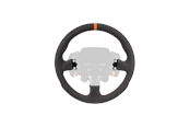 Gaming Zubehör - Simagic ZS-330RR Rounded Steering Wheel Rim 330mm - Suede - SMG-RIM-ZS-330RR-S