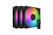 Gehäuselüfter - Cooler Master SickleFlow Edge 120 ARGB 3-Pack Fan Kit - Gehäuselüfter - 120mm - Schwarz - MFX-B2DN-253P2-R2