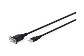 Netzwerk - Kabel - DIGITUS serial console cable - black - Schwarz - DA-70172