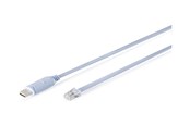 Netzwerk - Kabel - DIGITUS serial console cable - light blue - Blau - DA-70173