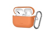 Handys - Cover & Cases - Tech-Protect  Silicone Hook Case for AirPods Pro - Orange - 5906302334391