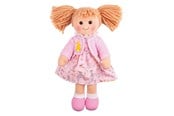 Puppen & Zubehör - Bigjigs Fabric Doll Ella - 35cm - BJD061