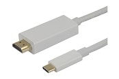 Display Kabel - Deltaco adapter cable - 3 m - USBC-HDMI-1030A