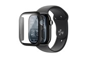 Smartwatch - Accessories - AmazingThing Radix Glass Screen Protector with Case for Apple Watch Series 11 46mm - Black - AIW46RBK