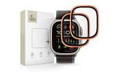 Handys - Schutzfolie - Tech-Protect 2-pack Tempered Glass for Apple Watch Ultra 49mm - Orange - 5906302335657