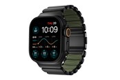 Smartwatch - Accessories - Nomad Stratos Band Black Titanium Forest Green FKM - Apple Watch 45/46/49mm - NM009575858