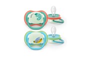 Babypflege - Philips Avent Ultra Air Nighttime SCF376 - pacifier set - 2 pcs - SCF376/28