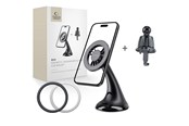Handys - Anderes Zubehör - Tech-Protect N56 Car Mount for Dashboard Window or Air Vent Grille - Black - 5906302360703