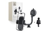 Handys - Anderes Zubehör - Tech-Protect V8 car mount for mounting on dashboard windshield or air vent grille - black - 5906302360918