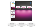 Smart-Home - Philips Hue Slim recessed spotlight 90 mm White - 3-pack - 929004291002
