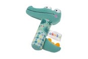 Baby Spielzeug - Akuku Soft plush rattle/squeaker Crocodile - A0644