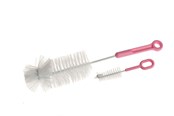 Babypflege - Akuku Bottles cups and teats brush set PINK - A0571
