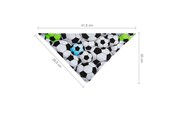 Babypflege - Akuku Baby bandana (1 pc) snap fastener FOOTBALL - A1504