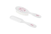 Babypflege - Akuku Comb & hairbrush with nylon bristle lama - A0083